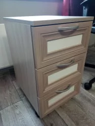 Тумба универсальная Остин Модуль №19 Ясень шимо светлый/белый