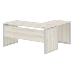 Стол письменный угловой левый XTEN-QP XQPCT 1615 L Сосна Эдмонт Серый