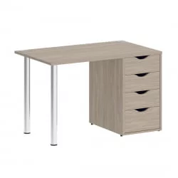 Компьютерный стол с ящиками ХОМЕ ОФФИCЕ ВР.СП-3-118.4 Дуб Аттик / HOME OFFICE VR.SP-3-118.4