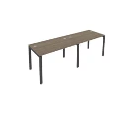 Рабочая станция на 2 раб.места Метал Сйстем Б.СМ-2.2 Вяз/Антрацит / Metal System