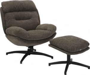 Кресло-реклайнер Everprof Kiwi Ткань Темно-коричневый