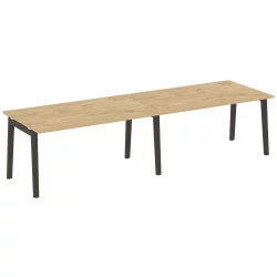 Стол переговорный (2 столешницы) ONIX WOOD OW.PRG-2.4 Тиквуд Светлый/Темный