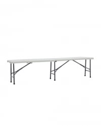 Скамейка складная пластиковая Кейт 180 (HDPE) Белый Скамейка складная пластиковая Кейт 180 (HDPE) Белый