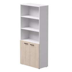 Шкаф полузакрытый Еверпроф ЕВО 254Н003 Дуб Соната Белый / Everprof EVO