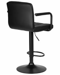 Стул барный DOBRIN KRUGER ARM BLACK (черный)