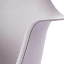 Кресло CINDY (mod. C1025A) пластик/металл/дерево, 65 х 61 х 74 см, белый 018 /натуральный