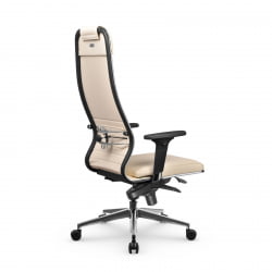 Кресло руководителя Metta L 1m 38К2/2D Infinity Easy Clean (MPES) Комплект 2 Молочное