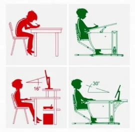 Стол-трансформер Parta 1/75 + Stul Белый Оранжевый