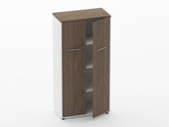 Шкаф 3 широкий закрытый, 2 двери Дека 10.16.141 Дуб Верцаска/Белый / Deka