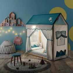 Кроватка для новорожденных Micuna Tipi House MONT-1874 Waterwood/White