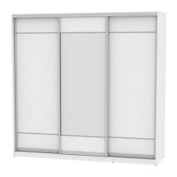 Шкаф-купе B-230х235х60-3(Белый-D7D8D7)