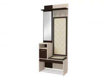 Прихожая Ольга 1 Ясень шимо светлый Венге