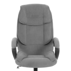 Кресло руководителя ОРЕОН металБЛ велюр, серый, 29 / OREON metalBL