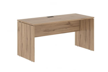 Стол письменный ЕДИС ЕДСТ 1567 Дуб Денвер светлый Черный / EDIS EDST