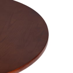 Круглый стол из дерева THONET (mod.T9152) дерево вяз, 80х75 см, Темный Орех (№5)