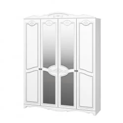 Шкаф четырехдверный Лотос  ШР-4 Белый жемчуг