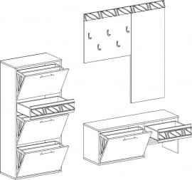 Прихожая Трио вар.1