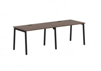 Бенч-система ЕДИС ЕЛВСТ 2780 Дуб Денвер темный Черный / EDIS ELWST