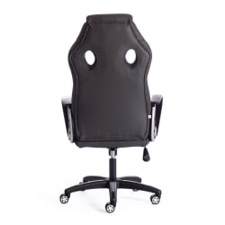 Кресло RACER кож/зам/ткань, металлик/серый, 36/12