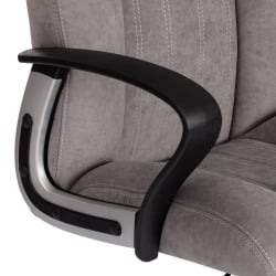 Кресло OXFORD хром флок , серый, 29