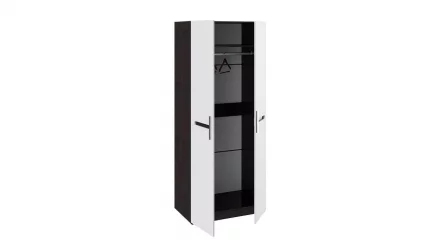 Шкаф для одежды Фьюжн ТД-260.07.02 Белый глянец Венге Линум