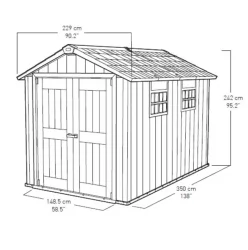 Сарай пластиковый OAKLAND 7511