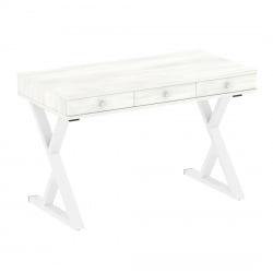 Стол письменный ХОМЕ ОФФИCЕ ВР.СП-1-118.М Снежная Платина/Белый металл / HOME OFFICE VR.SP-1-118.M