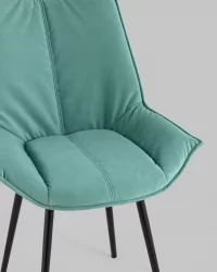 Стул обеденный Осло велюр Мятный