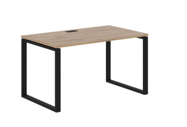 Стол письменный ЕДИС ЕКСТ 1380 Дуб Денвер светлый Черный / EDIS EQST