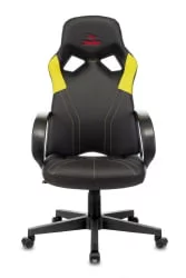 Геймерское кресло Бюрократ ZOMBIE RUNNER Черный-желтый