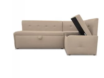 Уголок для маленькой кухни Вена рогожка Savana Plus Beige