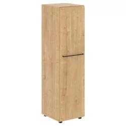 Шкаф колонка с глухой средней дверью LOFTIS LMC 40.1 Дуб Бофорд