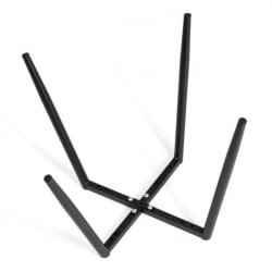 Мягкий стул La Rousse NEW, флок , серый/черный, 29, 45x55x93 см