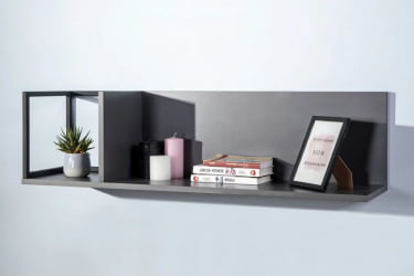 Полка навесная CITY 400955831h Графит