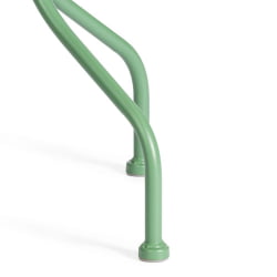 Стол для дачи Secret De Maison Villa стальной сплав, D59х70см, зеленый