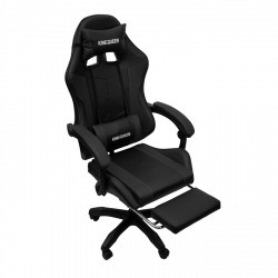 Геймерское кресло 1209-1 KINGQUEEN, цвет черный, 1209-1-black-mass