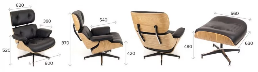 Кресло-реклайнер Еверпроф Релакс кожа Бежевый / Everprof Relax