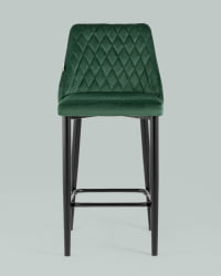 Стул полубарный Диего велюр Зеленый
