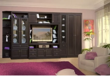 Распашной шкаф 607  Денвер темный