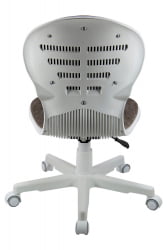 Кресло 1139 ФВ ПЛ Вхите велюр Блисс 07 шоколад / FW PL White Bliss