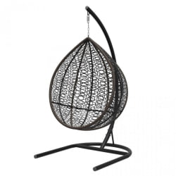 Кресло подвесное Бороло brown Зеленый