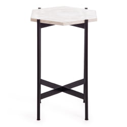 Журнальный стол Сеcрет Де Маисон ФЕНДЙ ( мод. 11980 ) алюминиевый сплав/мрамор, 38*38*53 см, античная медь / Secret De Maison FENDY mod.