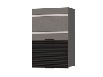 Шкаф-витрина с откидной системой Грейс 105.08 Оникс Кубанит