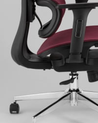 Кресло офисное ТопЧаирс Нимбус бордовый / TopChairs Nimbus