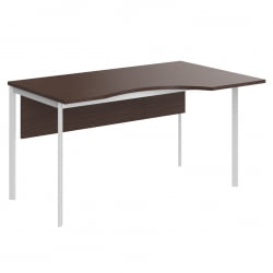 Стол эргономичный ИМАГО-С CА-1СД(Л/Р) венге магия белый полуматовый / IMAGO-S CA-1SD(L/R)