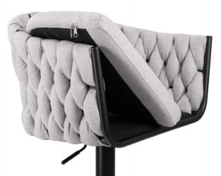 Стул барный DOBRIN LEON Серая ткань LAR 275-17