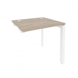Стол-приставка на П-образном м/к к опорным элементам ОНИКС О.МП-СПР-0.7 Дуб Аттик/Белый / ONIX O.MP-SPR-0.7