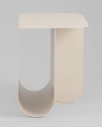 Журнальный столик Лауре металл светло-серый / Laure