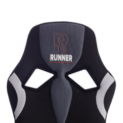 Кресло RUNNER ткань, черный/серый, 2603/ 12/ 14