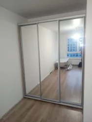 Шкаф-купе 3-х дверный Акцент-Сим З 1800х600 Ясень шимо светлый